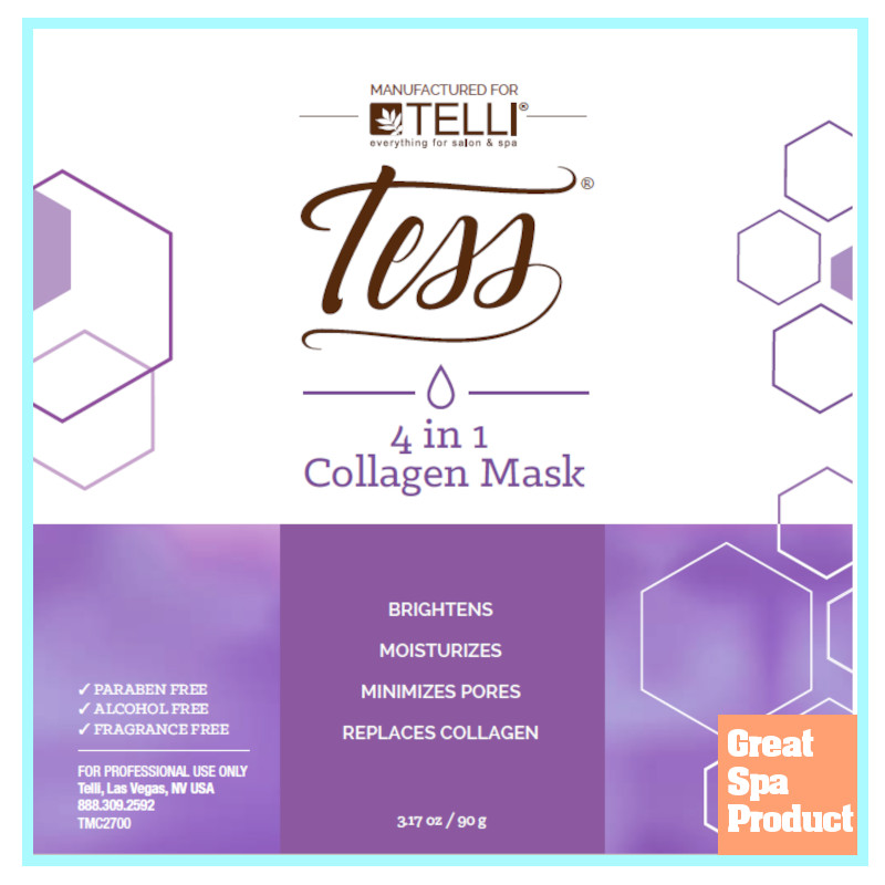 Tess 4 In 1 Collagen Mask from TELLI