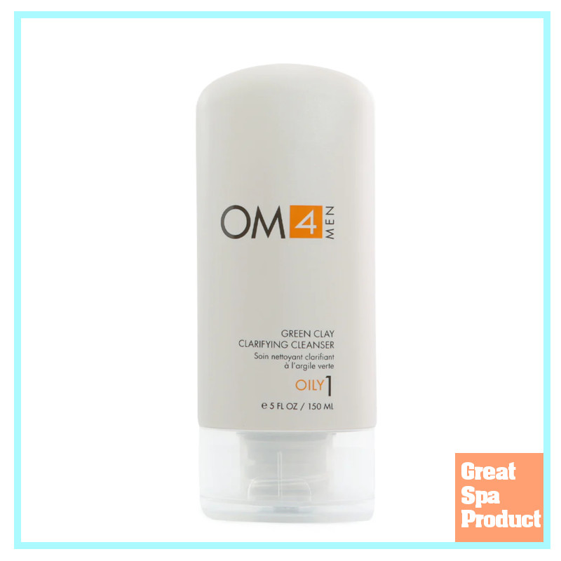 Organic Male OM4 Oily Step 1: Green Clay Clarifying Cleanser