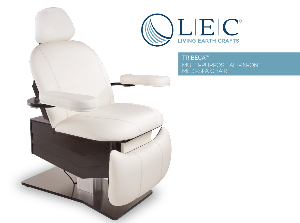 Living Earth Crafts® Launches The Tribeca™ All-in-One Medi-Spa Chair